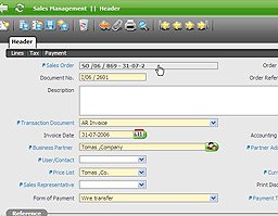 Características y funcionalidades del ERP en código abierto OpenBravo