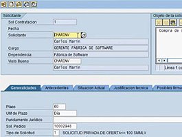 Workflow para procesos de compras en SAP, desarrollado en ABAP. Presentación del producto.