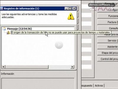 Microsoft Dynamics AX 2009: Tipos de facturación en los módulos de proyectos y servicios. Presentación Multimedia
