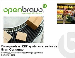 Webinar de Openbravo. Cómo puede ayudar un ERP en el sector de Gran Consumo
