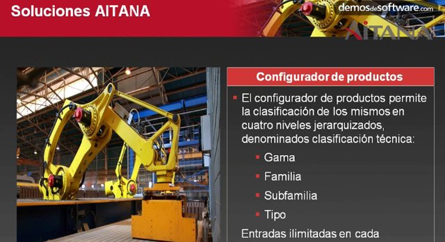 Dynamics Navision para fabricantes y mayoristas de automatismos industriales. Webinar de 1 hora, por Aitana. 