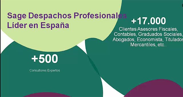 La oferta Sage para asesorías y despachos profesionales. Webinar de 40 minutos. Por Sage.