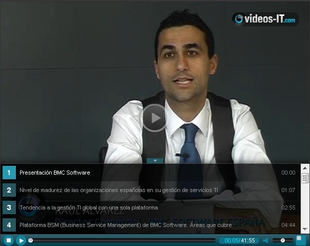 BMC Software presenta su plataforma BSM (Business Services Management) como el ‘ERP’ de la gestión de TI. Videoentrevista 45 minutos. Español.