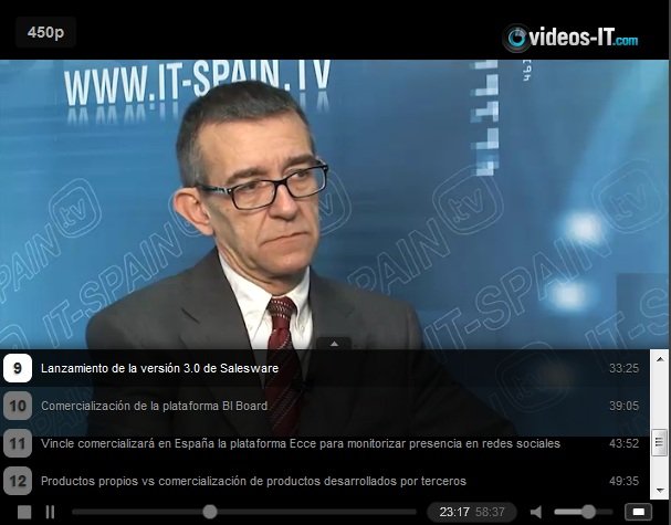 Movilidad, redes sociales y BI: Vincle adapta sus soluciones de gestión comercial a las demandas del mercado. Vídeo-entrevista de una hora.