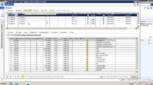 Microsoft Dynamics AX 2012 para Fabricación. Caso práctico de fabricación de pienso. Por IFR. Webinar de 1 hora.
