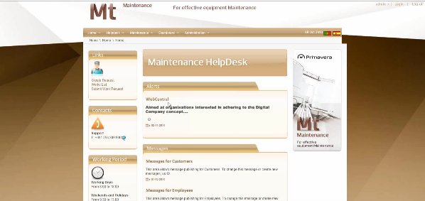 Introducción y demo al GMAO Primavera Maintenance. Webinar de 1 hora y media.