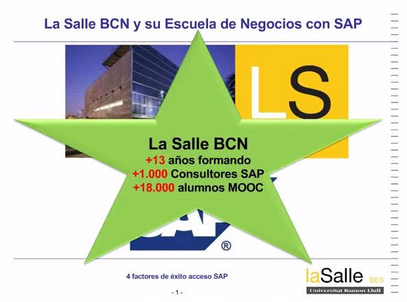 ¿Qué perfiles SAP son los más demandados hoy por el mercado laboral? . Webinar de "LaSalle"