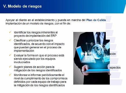 Control de Calidad en Proyectos de Implementación de un ERP. Por KPMG. Webinar de 1 hora.