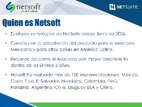 ¿Netsuite o SAP? Algunas cuestiones a tener en cuenta. Webinar de 50 minutos.