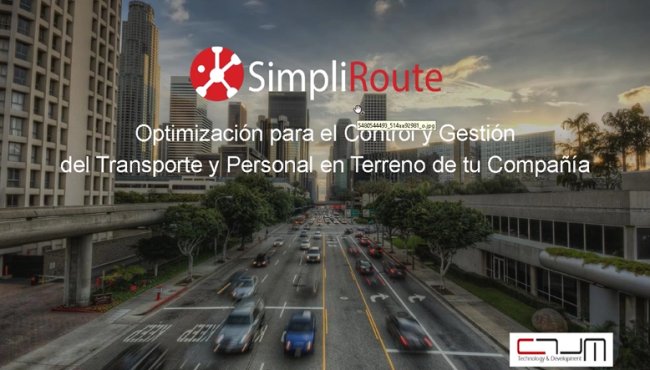 Simpliroute: Software en la nube de Planificación y optimización de Rutas de Transporte [Webinar de 1 hora]