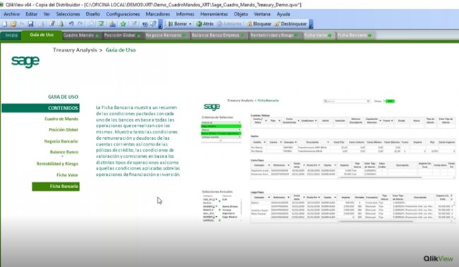 Tesorería analítica SaaS con Qlik y Sage XRT. Intro y demo. [Webinar de 40 mnts.]