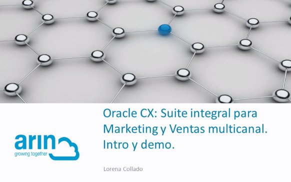 Automatización de marketing y ventas con Oracle CX. Intro y demo. [Webinar de 45 mnts.]